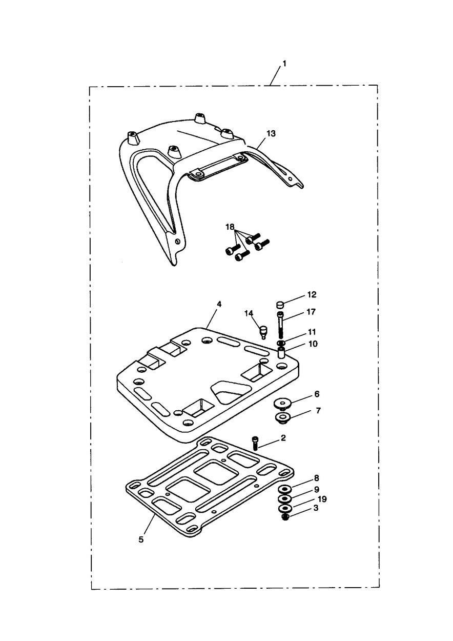 Rack Kit exploded diagram