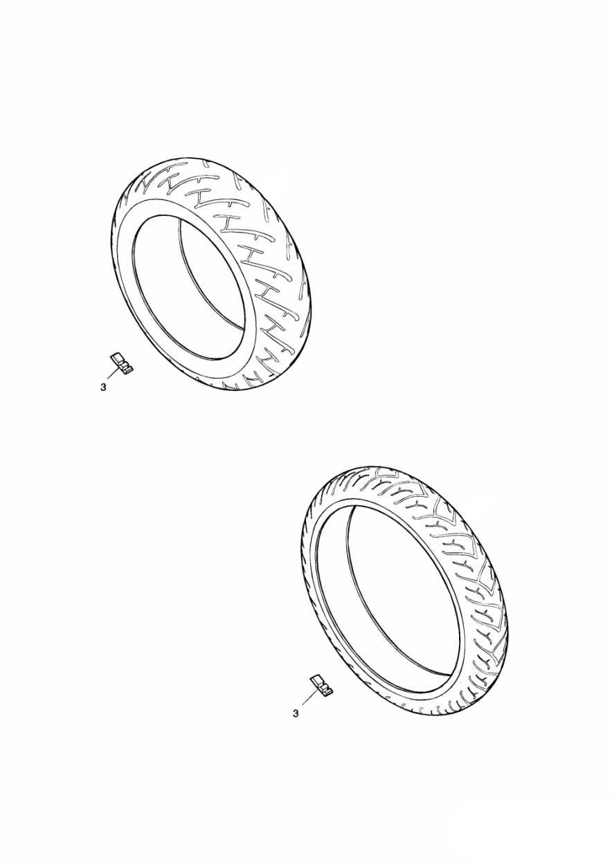 Tyres/Inner Tube exploded diagram