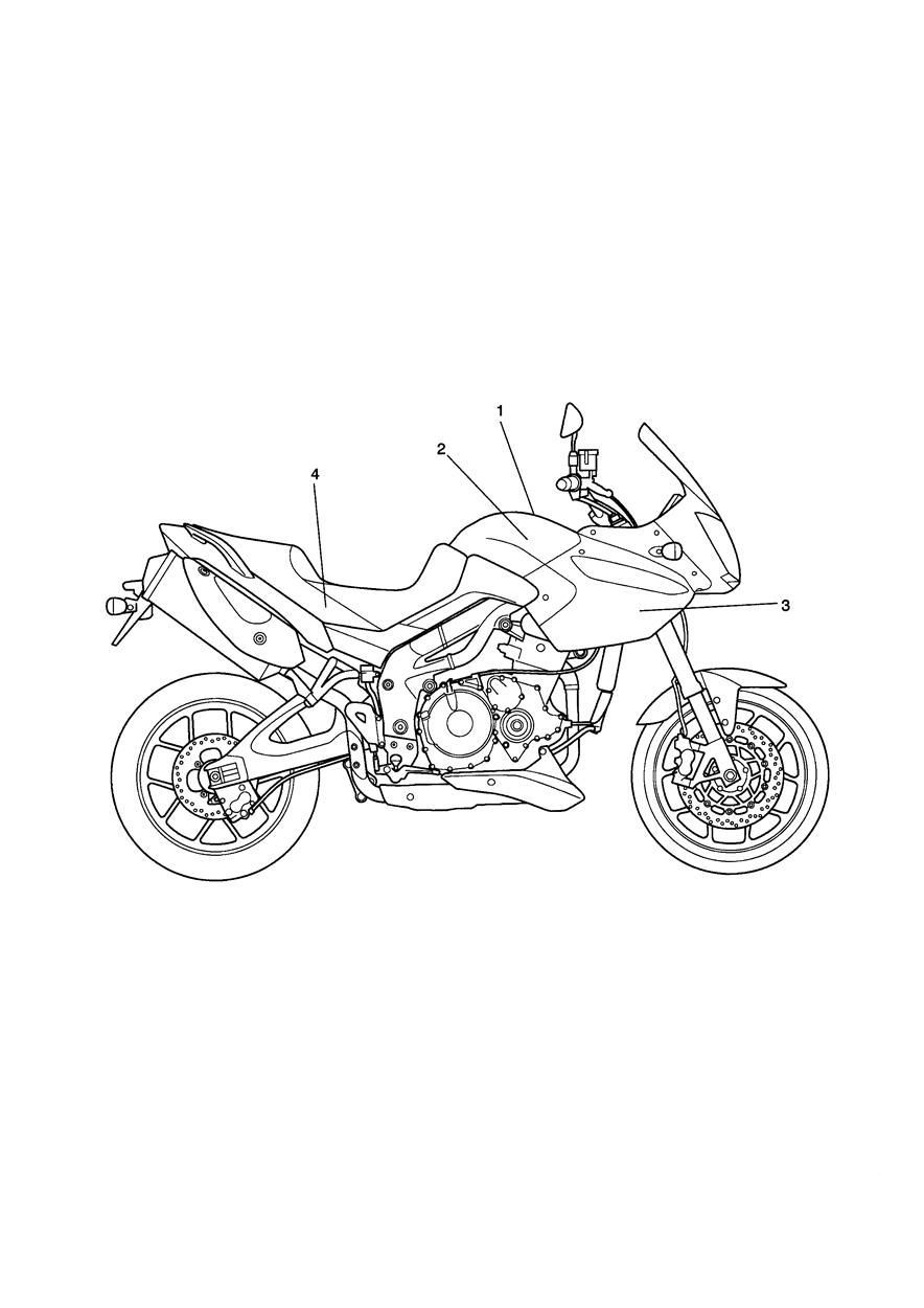 Bodywork Decals exploded diagram