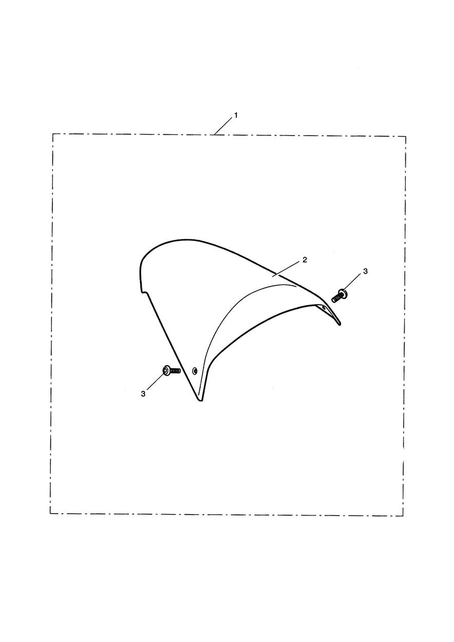 Seat Cowl Kit, Coloured exploded diagram
