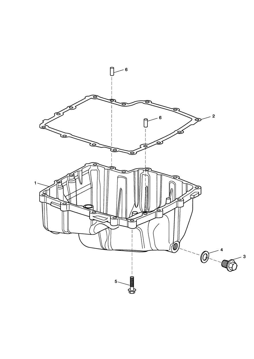 Sump & Fittings exploded diagram