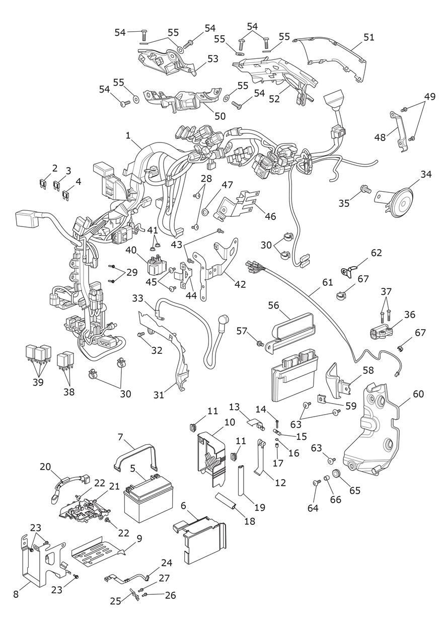 Electrical Equipment exploded diagram
