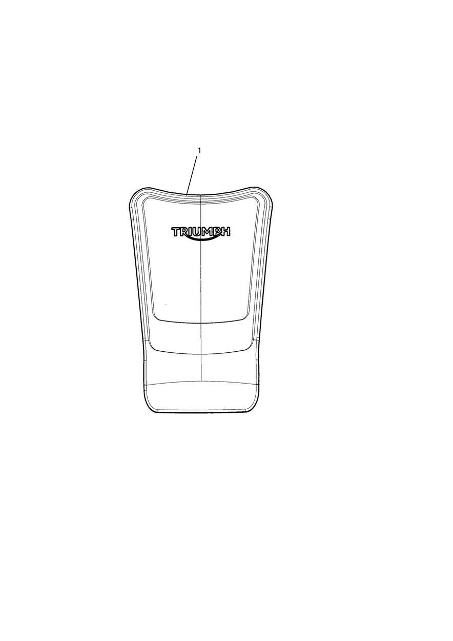 Tank Pad Rubber, Kit exploded diagram