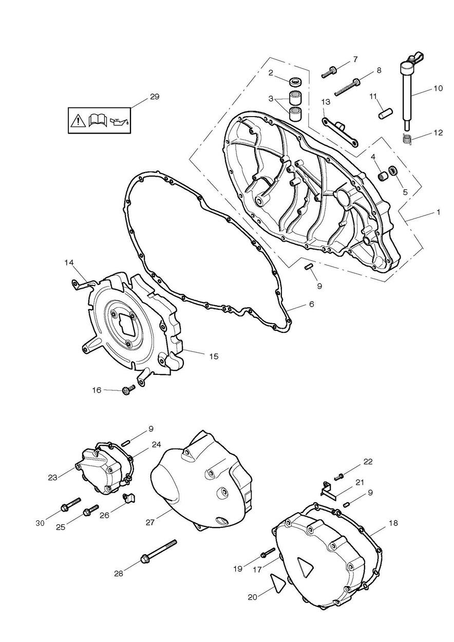 Engine Covers exploded diagram
