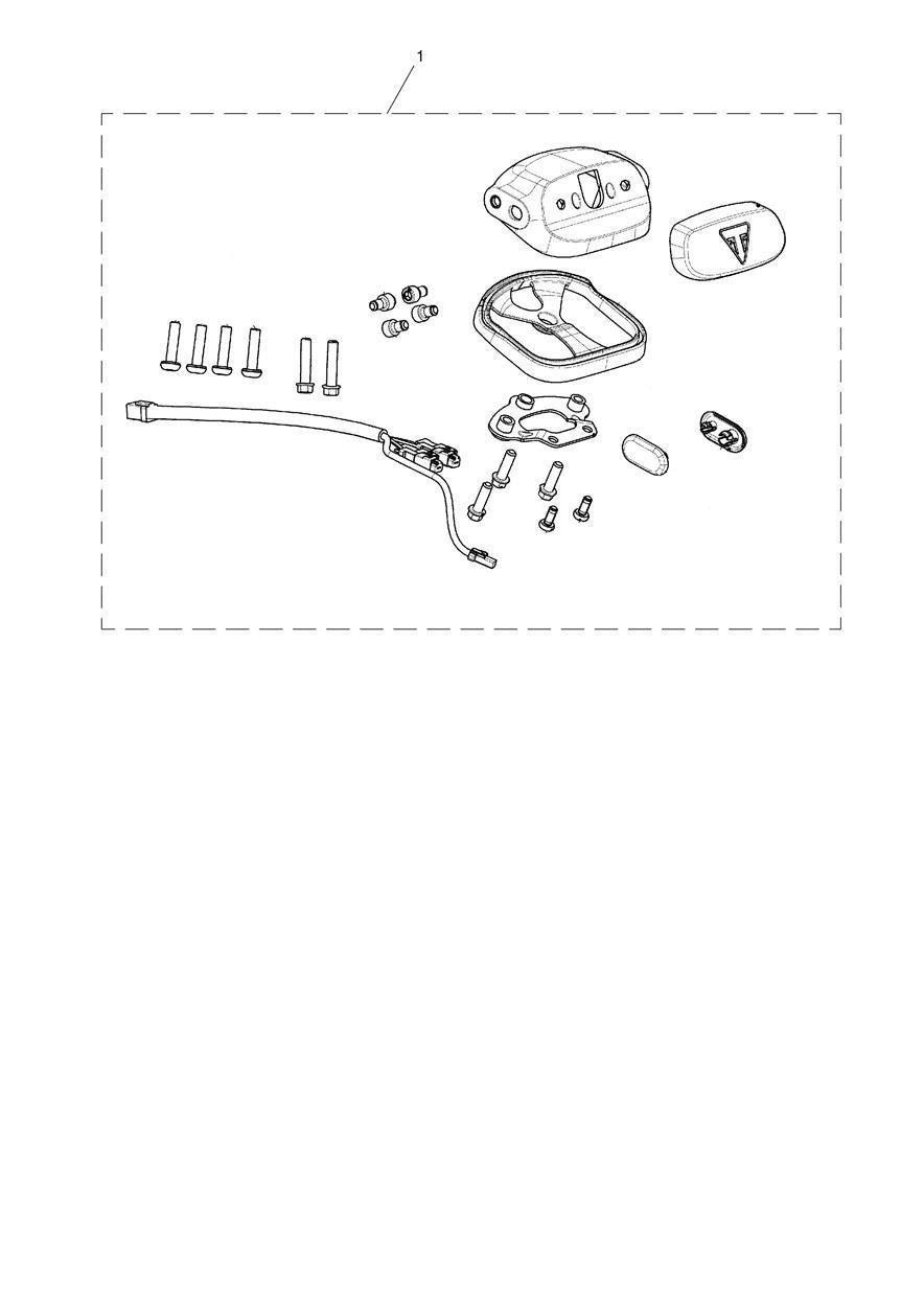 Indicator Relocation Kit, Multifunction exploded diagram