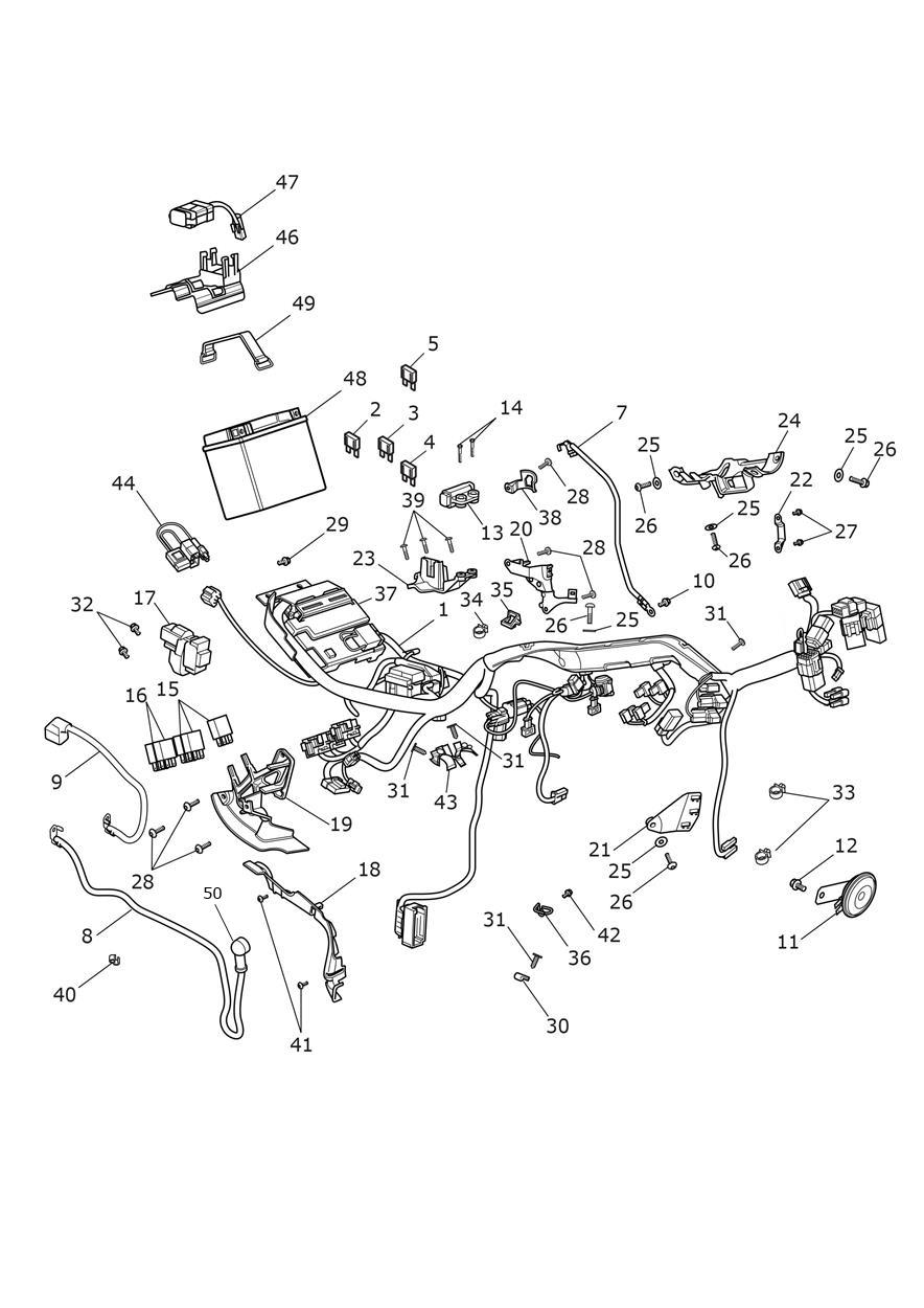 Electrical Equipment exploded diagram