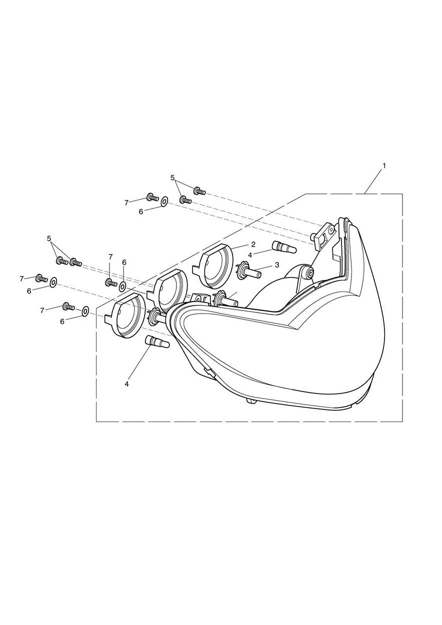 Headlight Assembly exploded diagram