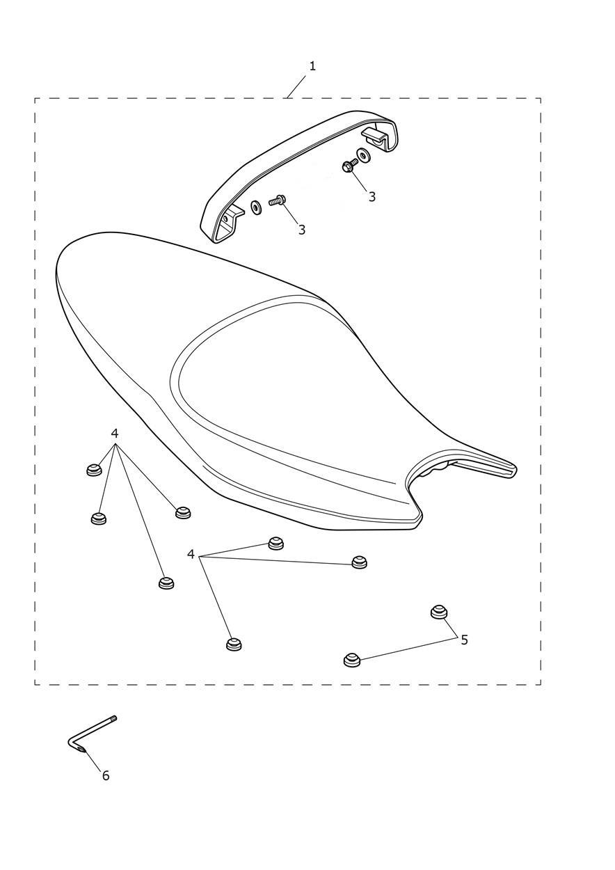 Seat exploded diagram