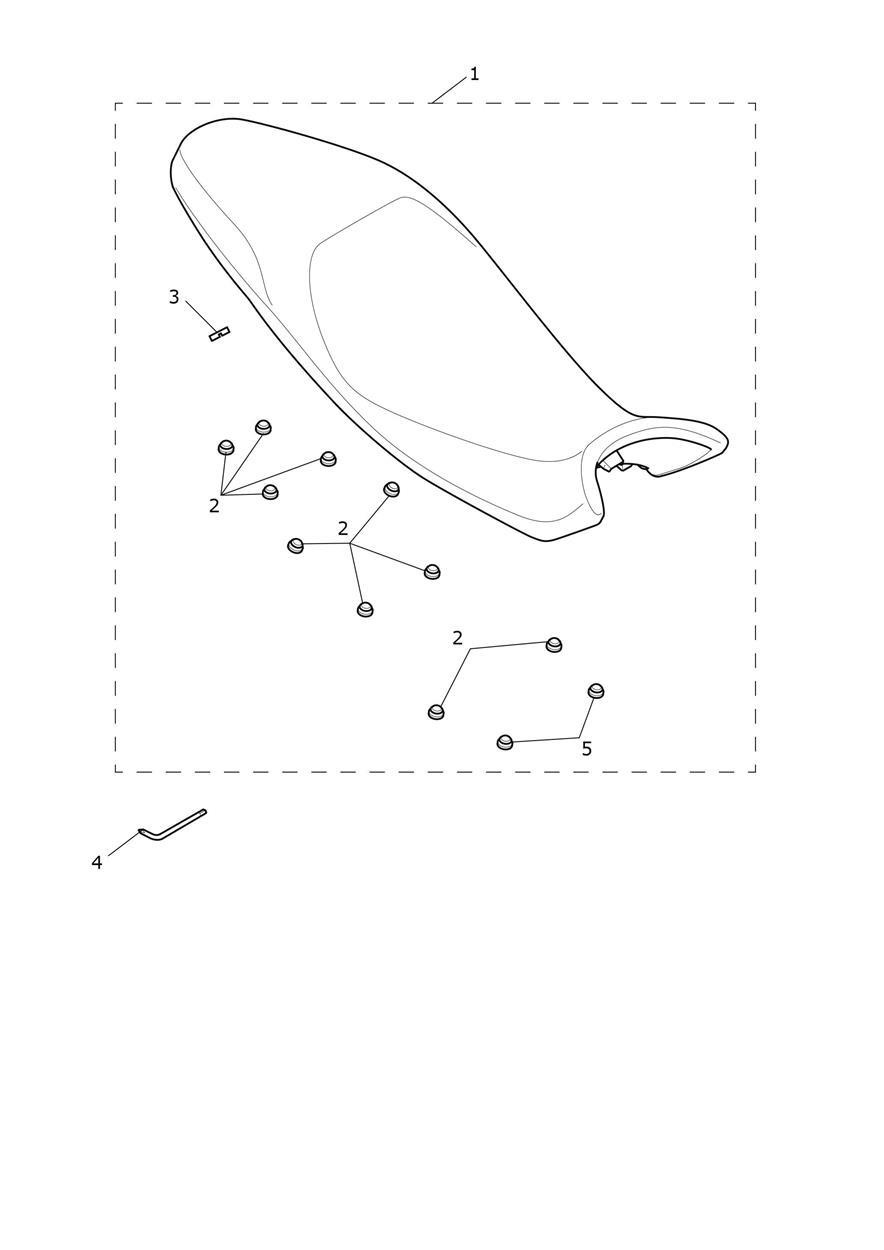 Seat exploded diagram