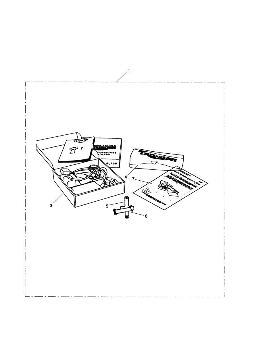 Alarm Kit, Type V, S4 Alarm exploded diagram