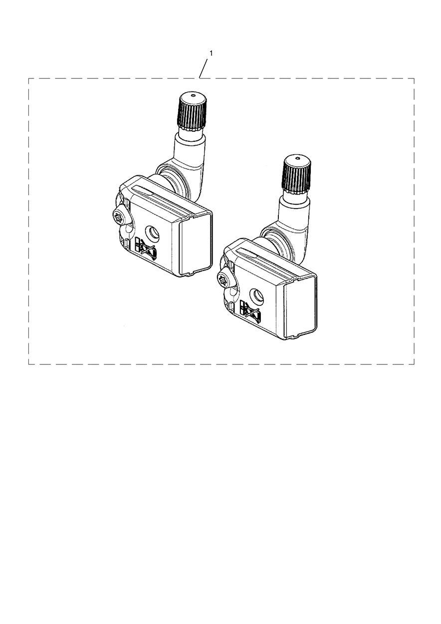 TPMS, ROW exploded diagram
