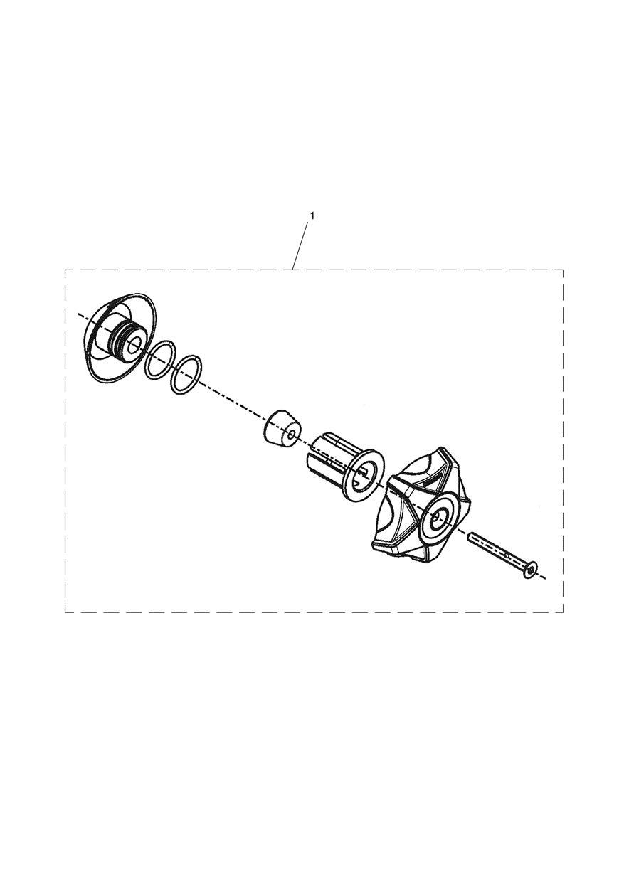 Finisher Kit, Axle Nut, Black exploded diagram