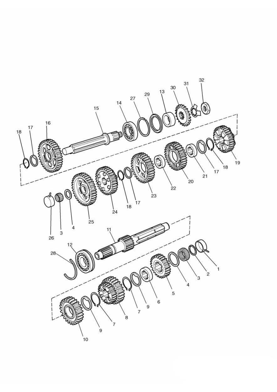 Transmission exploded diagram