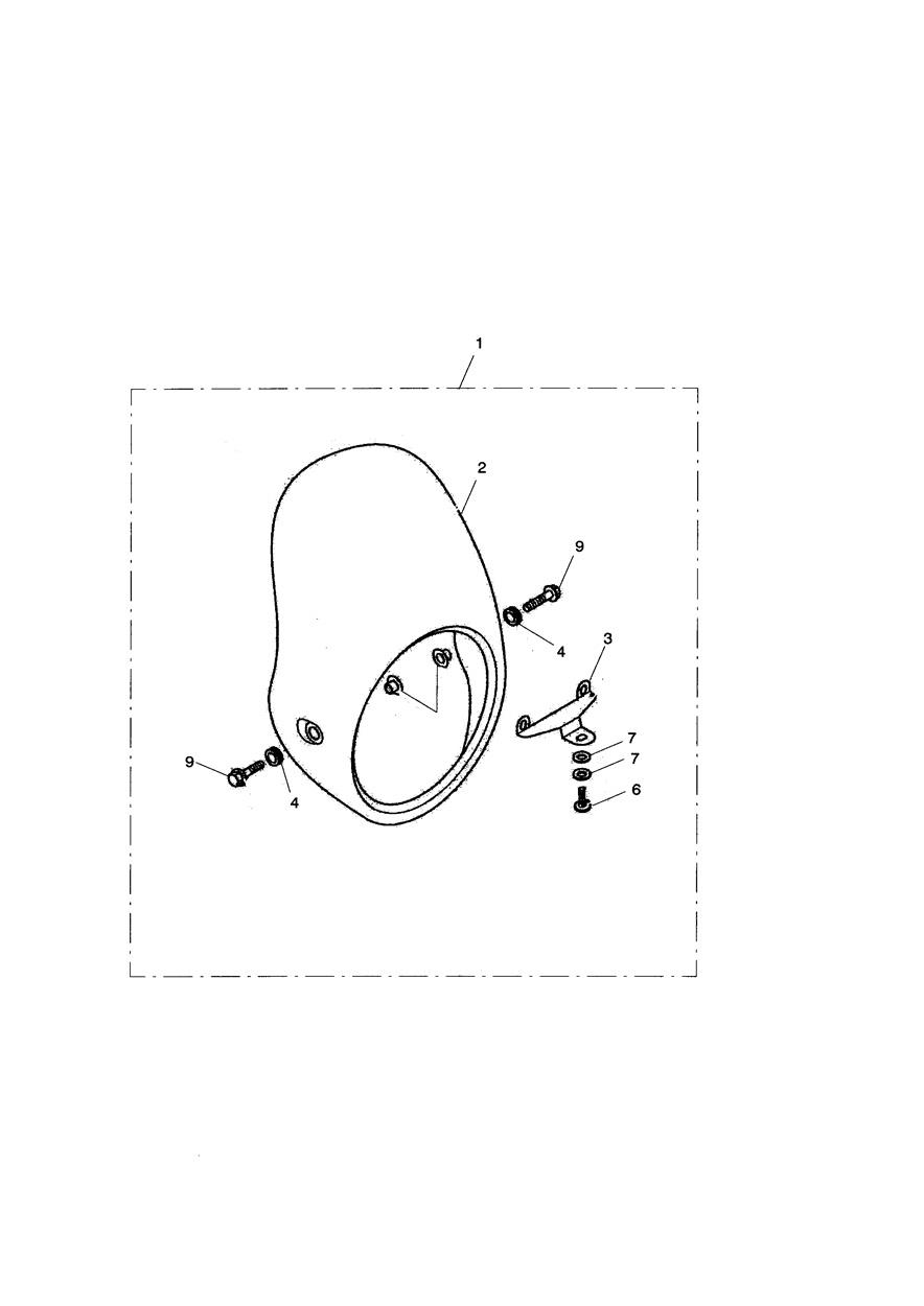 Flyscreen Kit exploded diagram