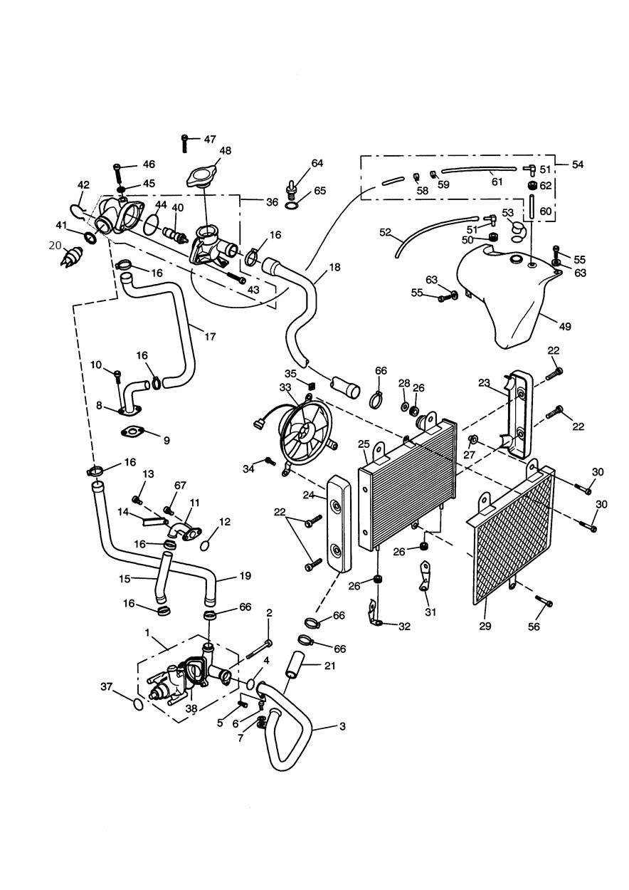Cooling System exploded diagram