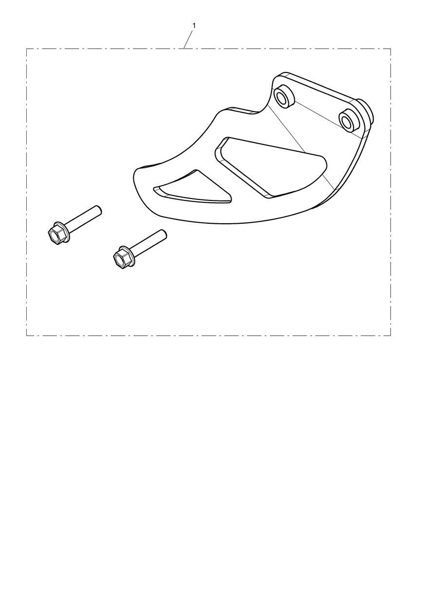 Chainguard, Lower, Kit exploded diagram