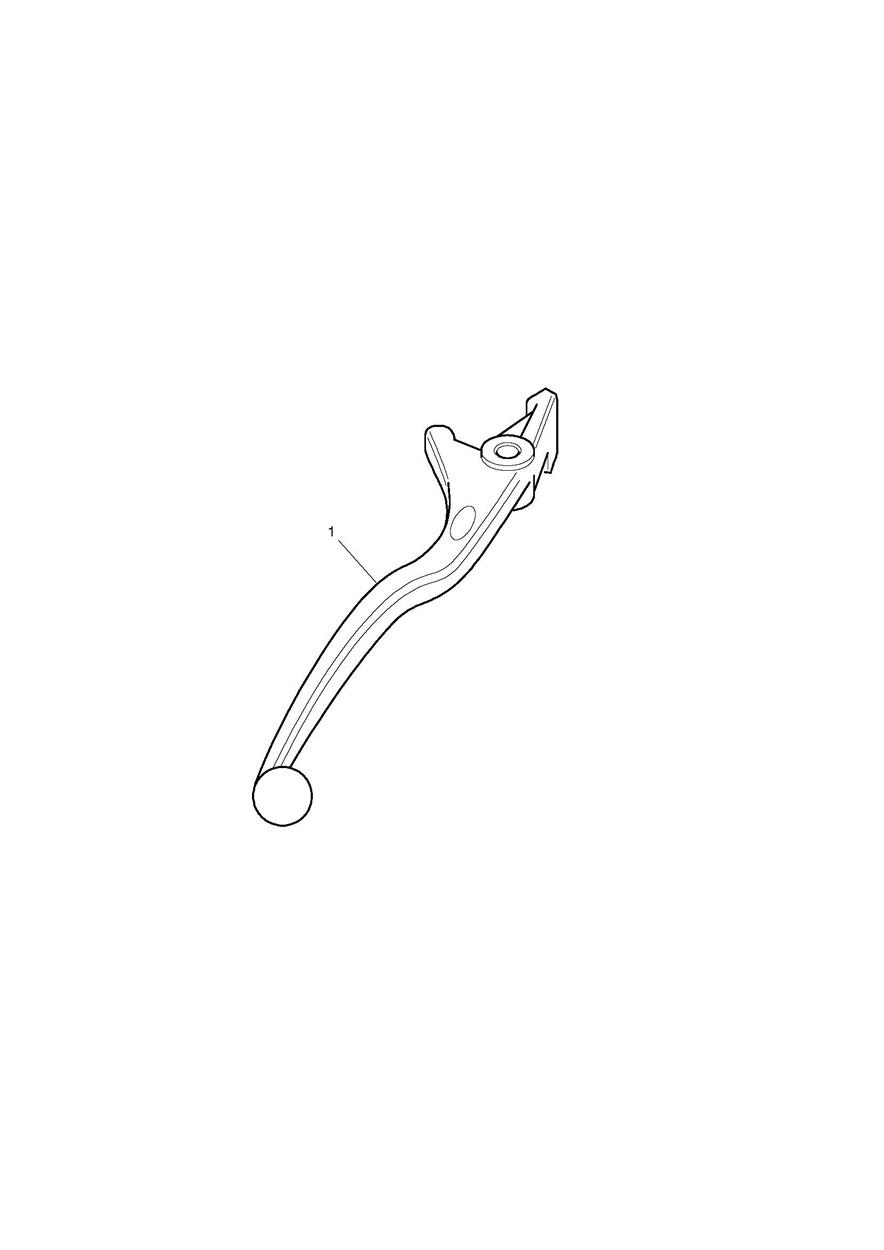Brake Lever Kit, Chrome exploded diagram
