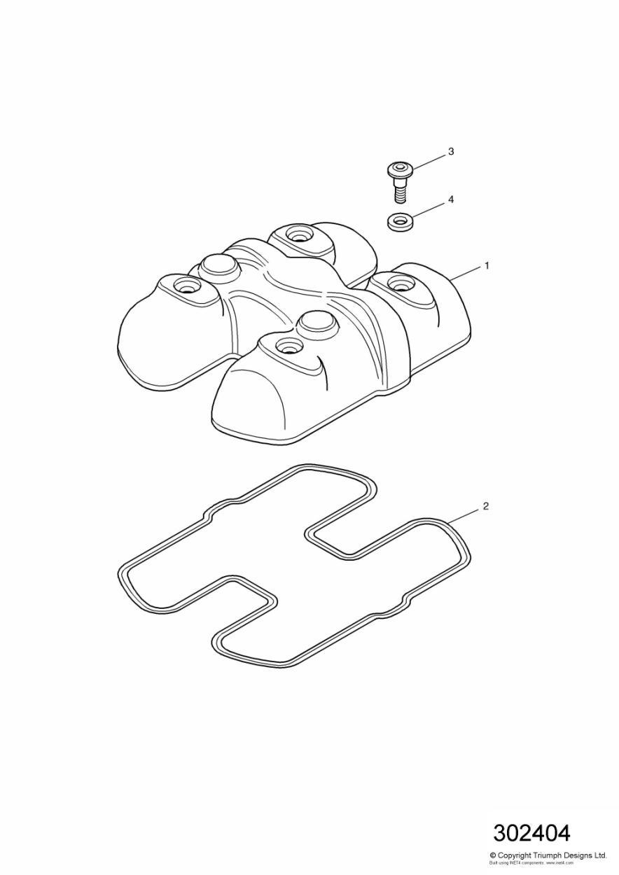 Cam Cover exploded diagram
