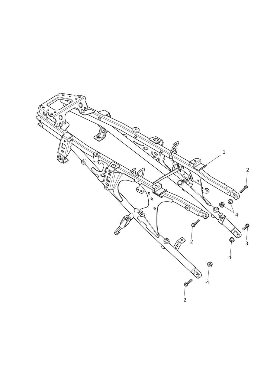 Rear Subframe exploded diagram