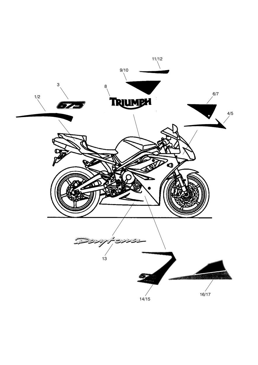Bodywork Decals Special Edition 2 exploded diagram