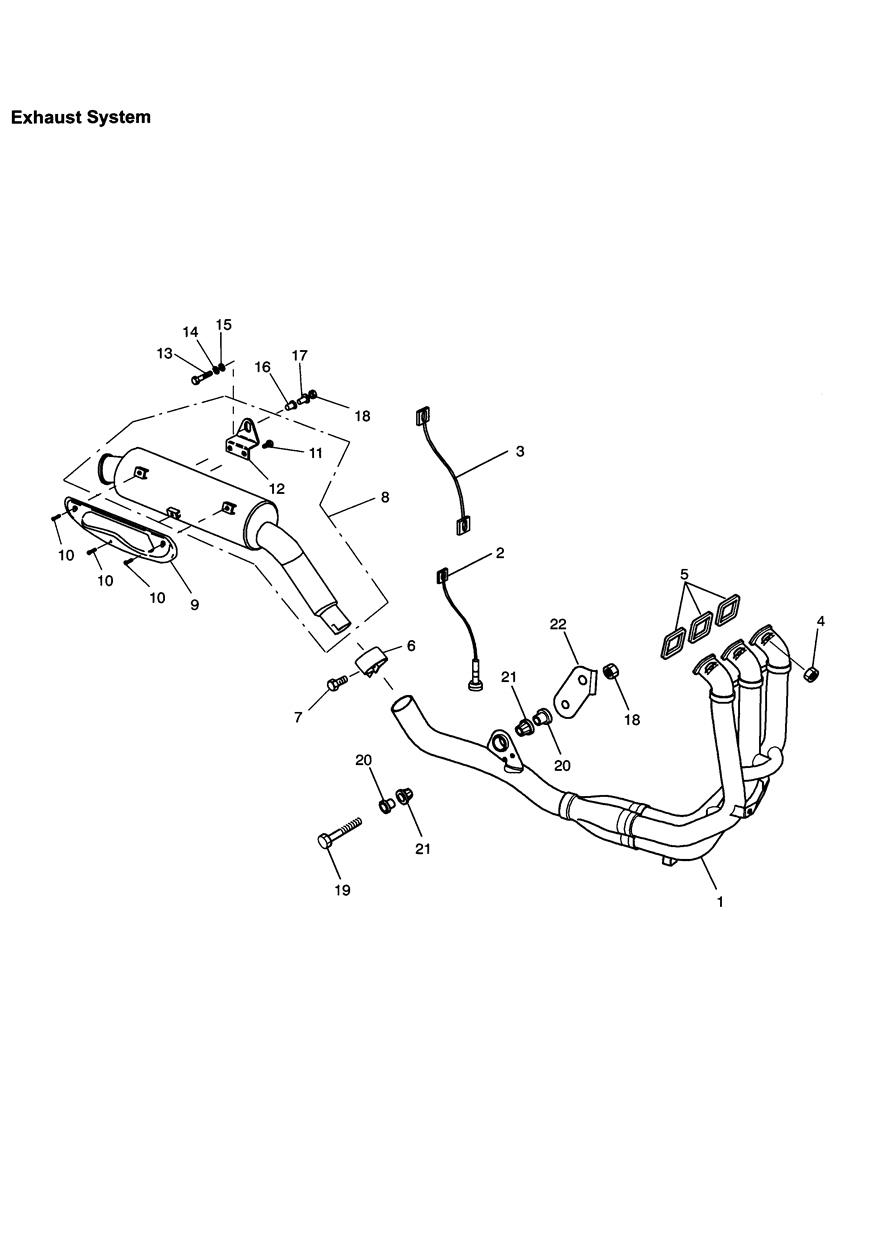 Exhaust System exploded diagram