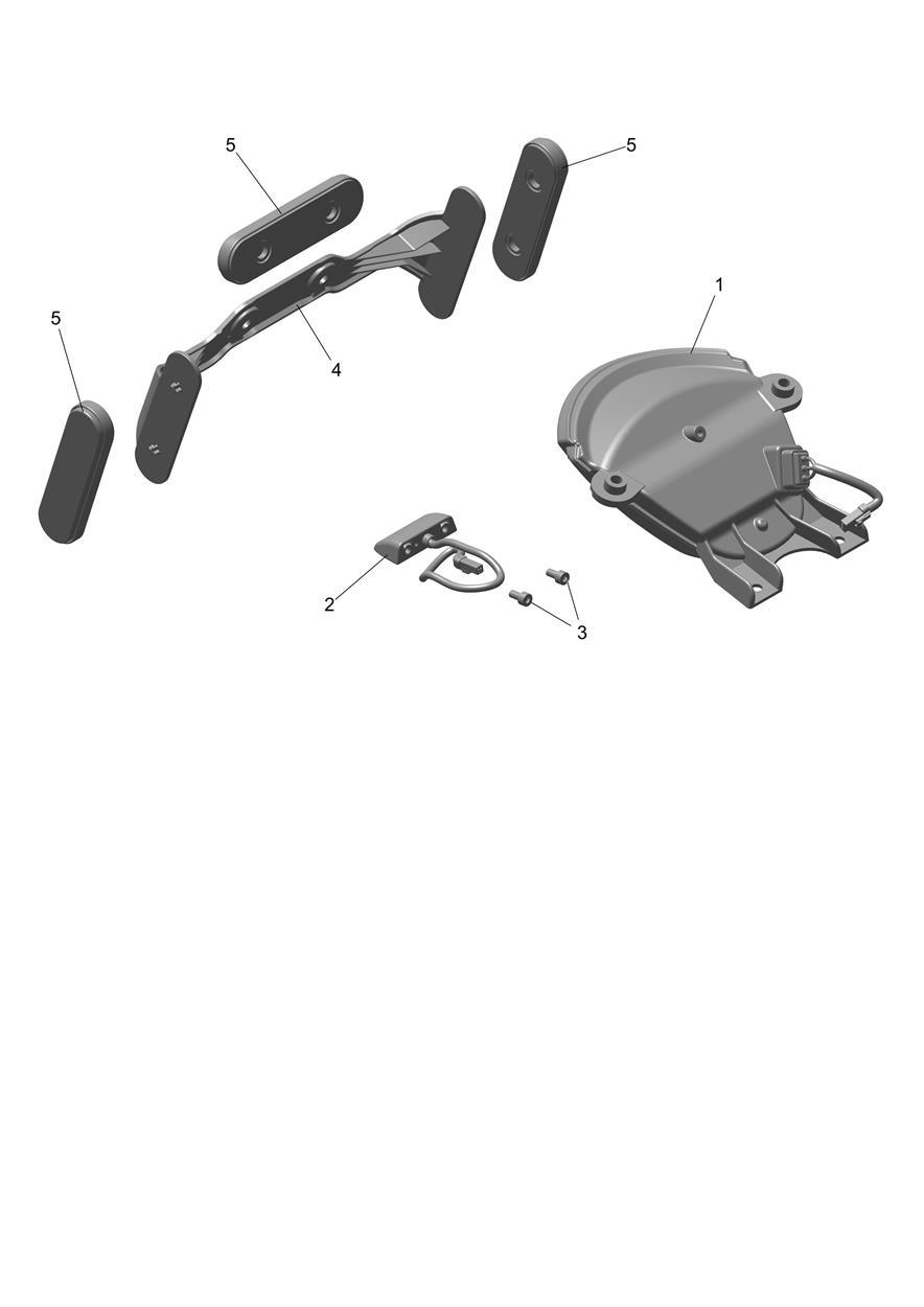 Rear Light & Reflectors exploded diagram