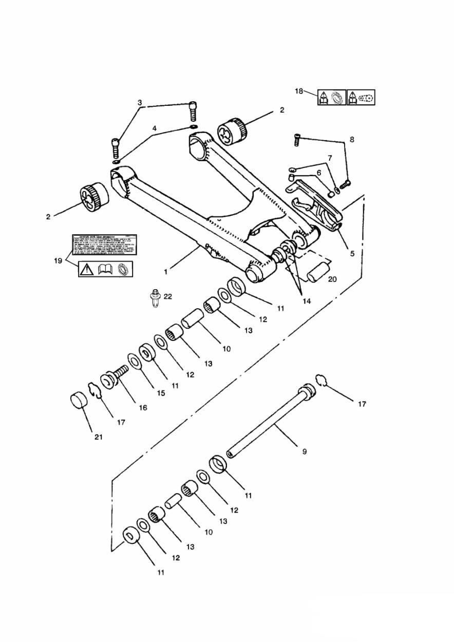 Swinging Arm exploded diagram