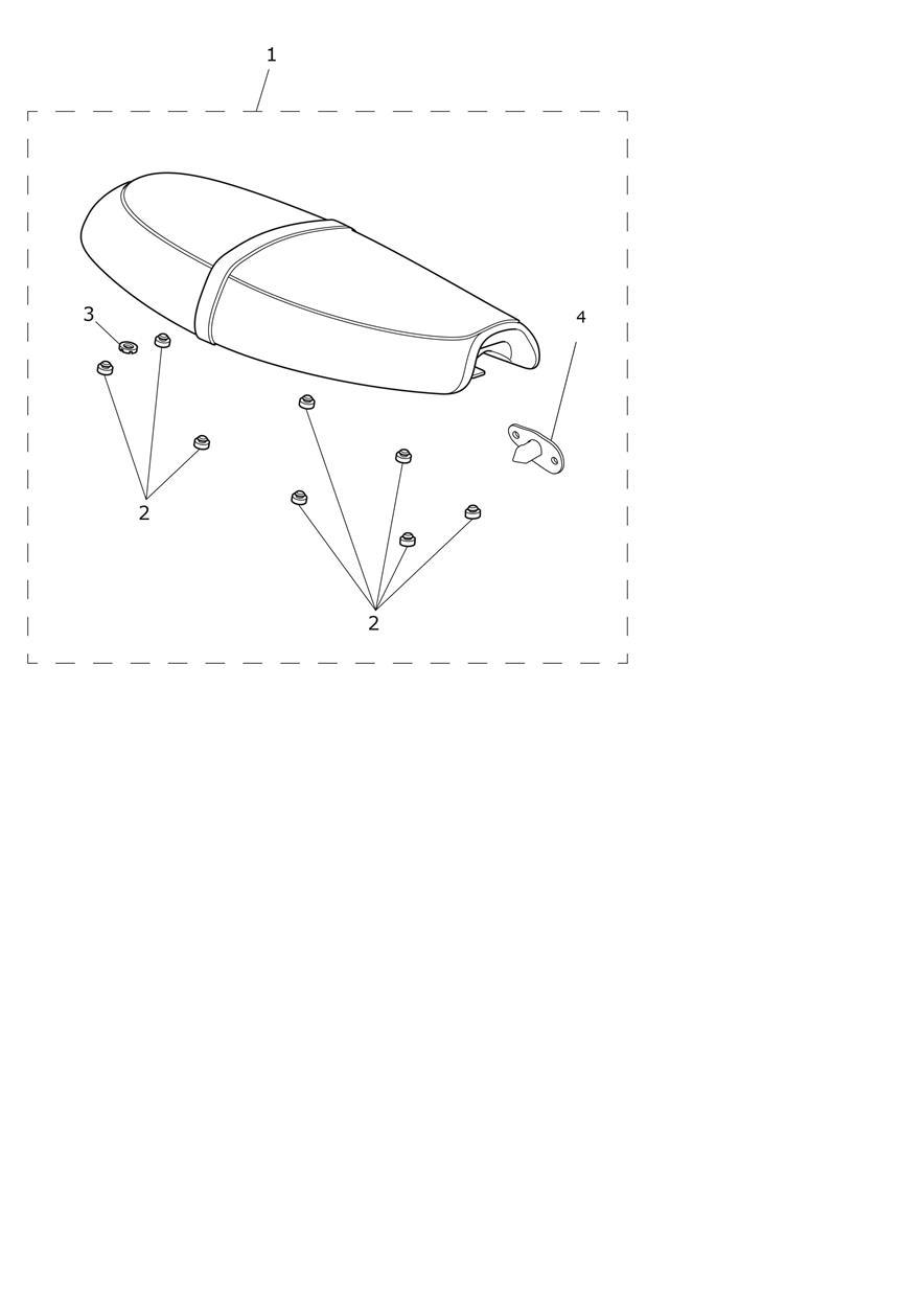 Seat Assembly & Toolkit exploded diagram
