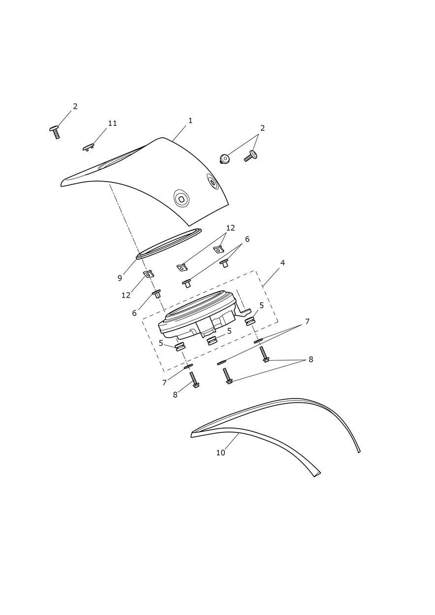 Instruments exploded diagram