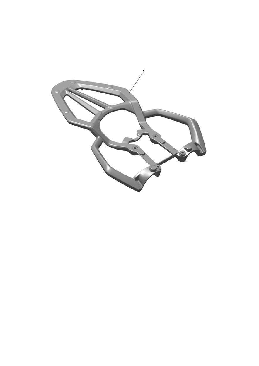Luggage Rack Kit exploded diagram