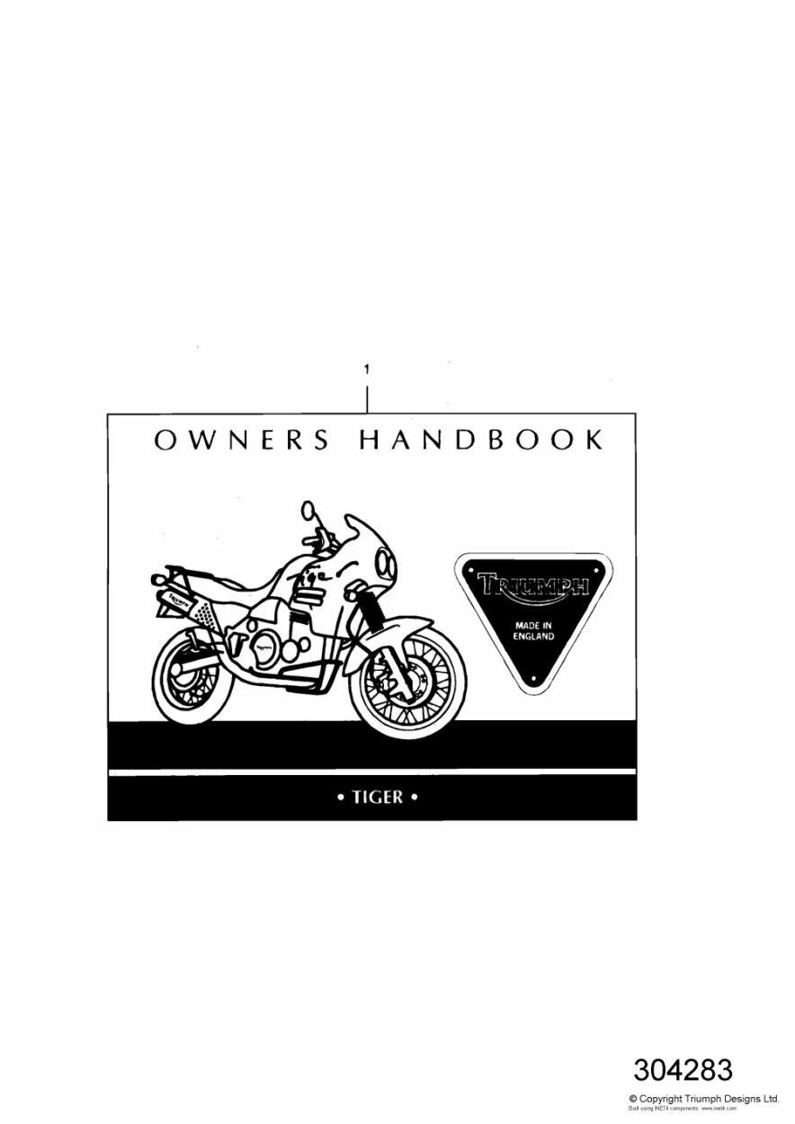 Owners Handbook exploded diagram