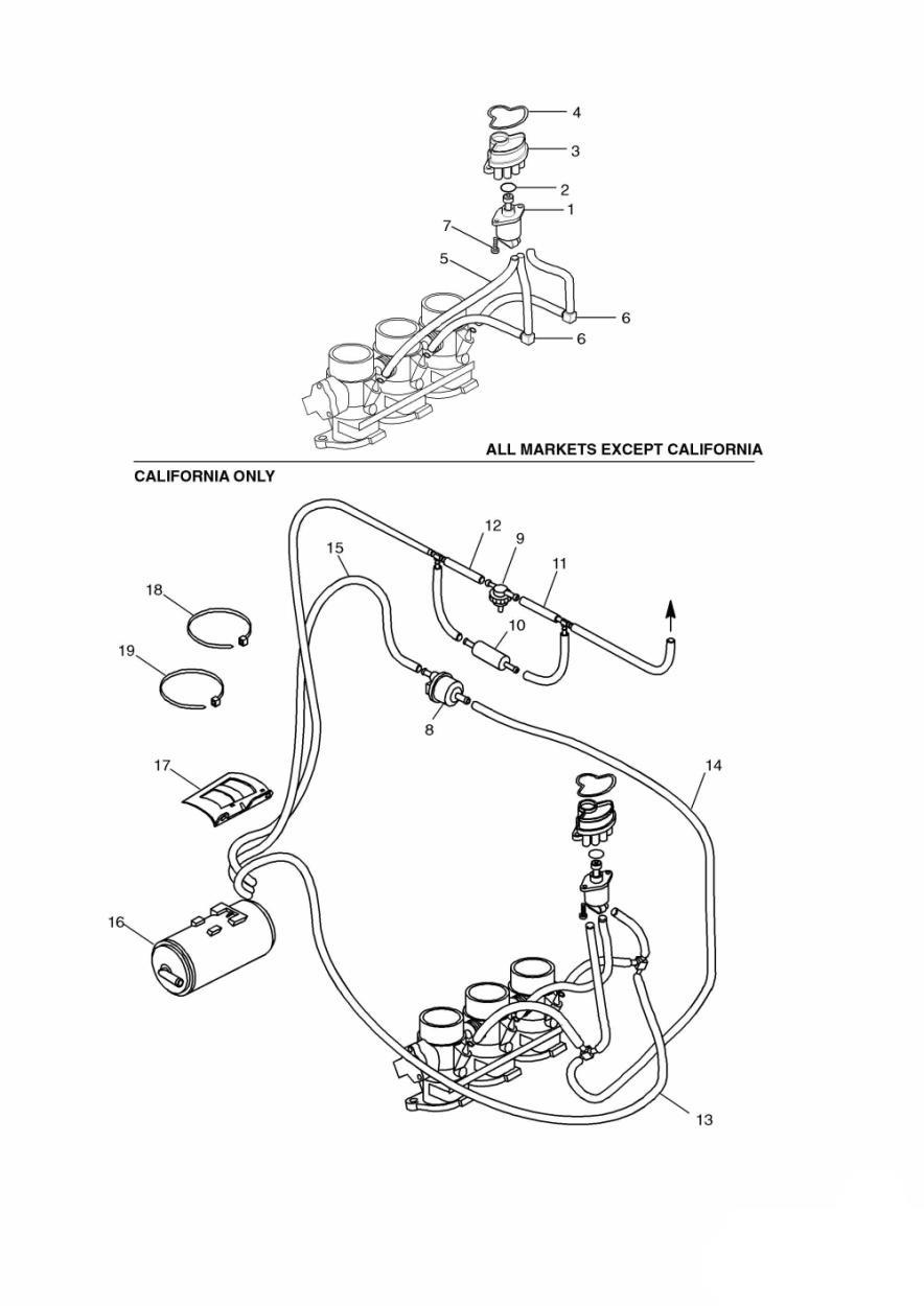 Evaporative Loss Equipment exploded diagram
