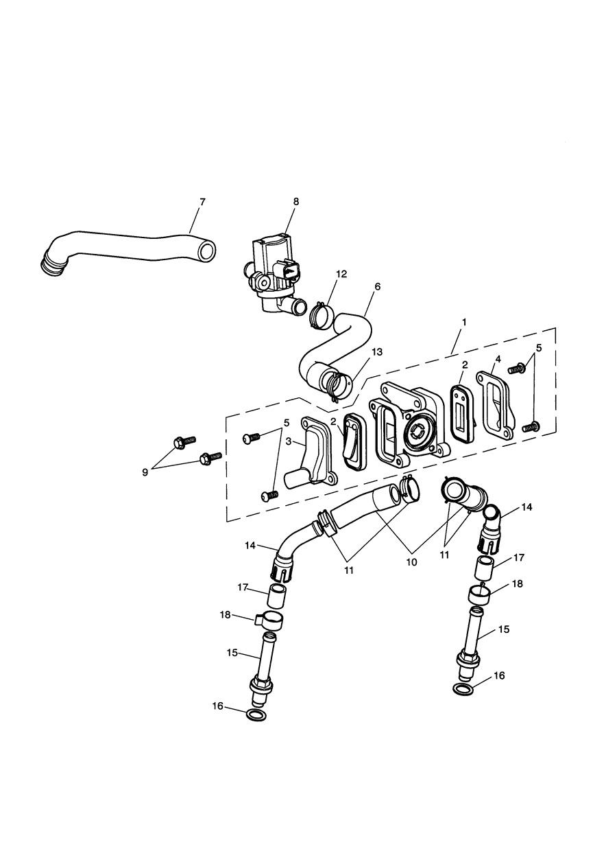 Emissions Control exploded diagram