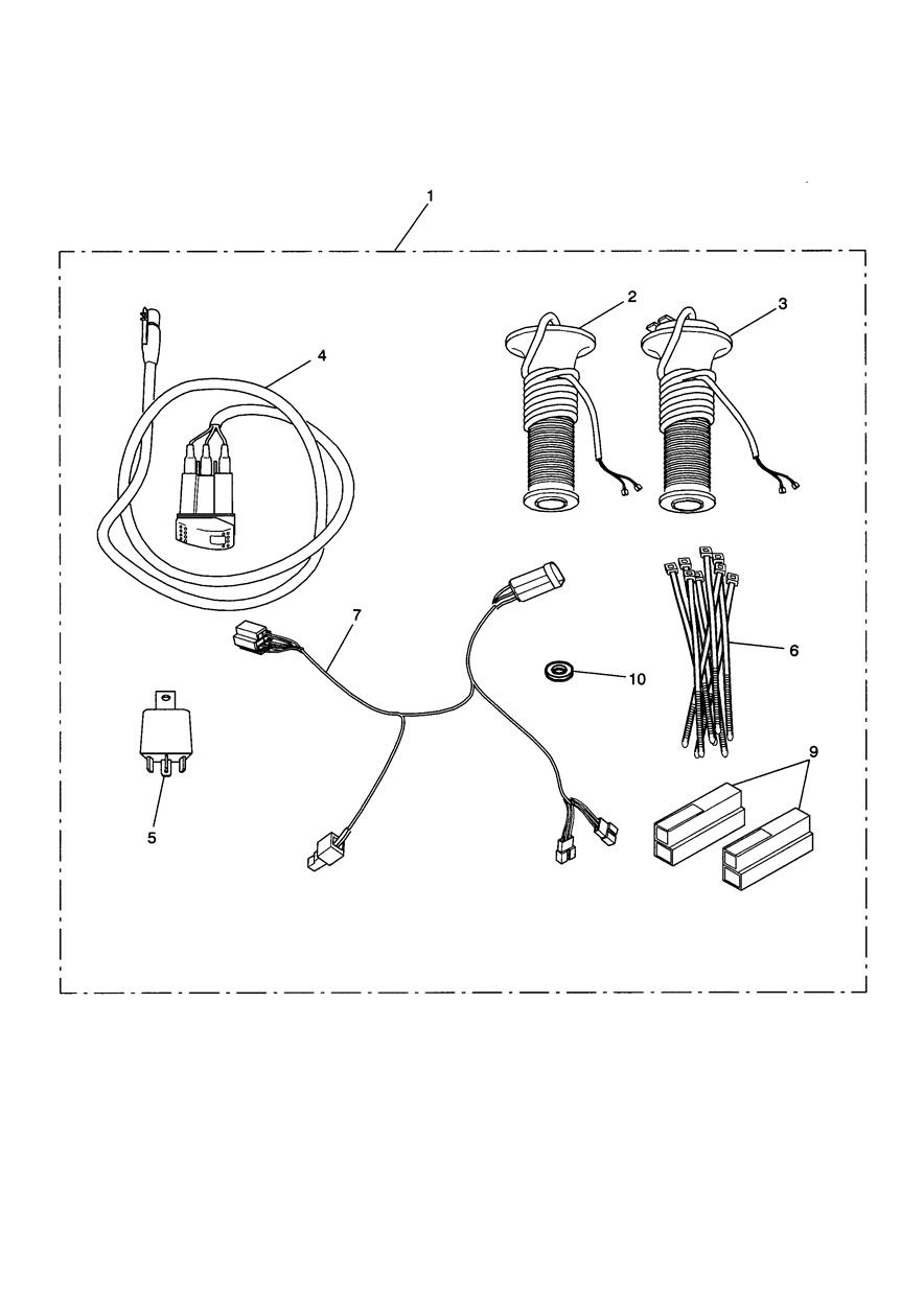 Heated Handlebar Grips exploded diagram