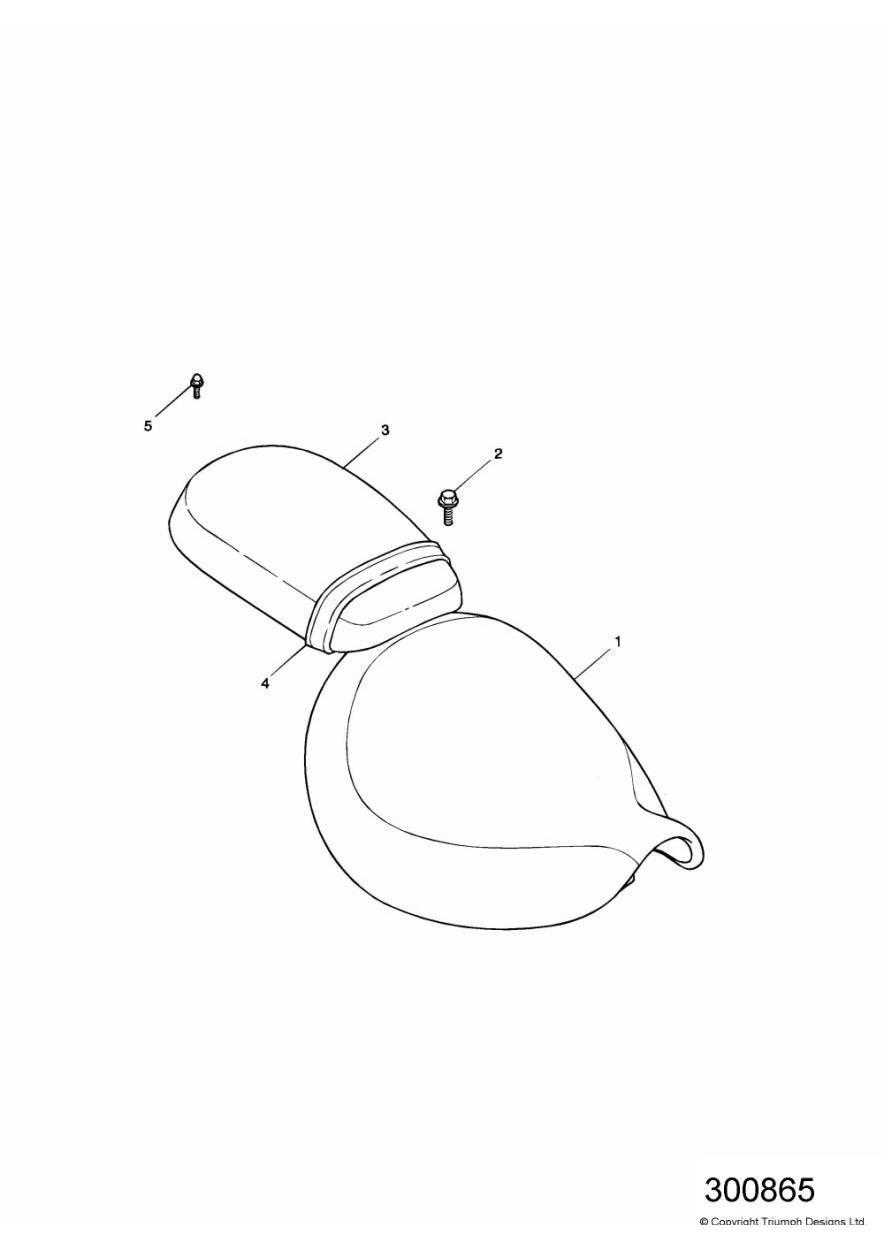 Seat exploded diagram