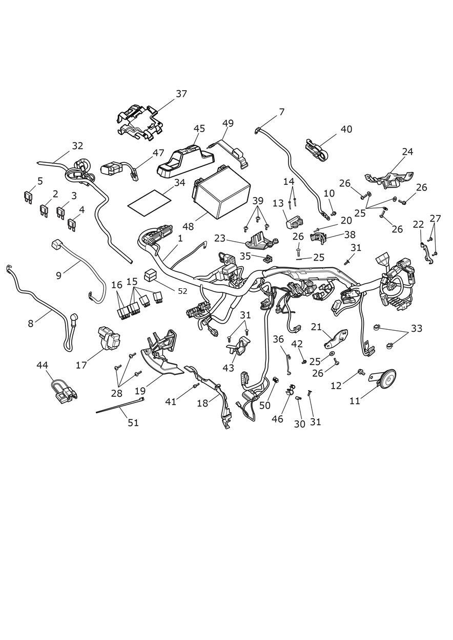 Electrical Equipment exploded diagram