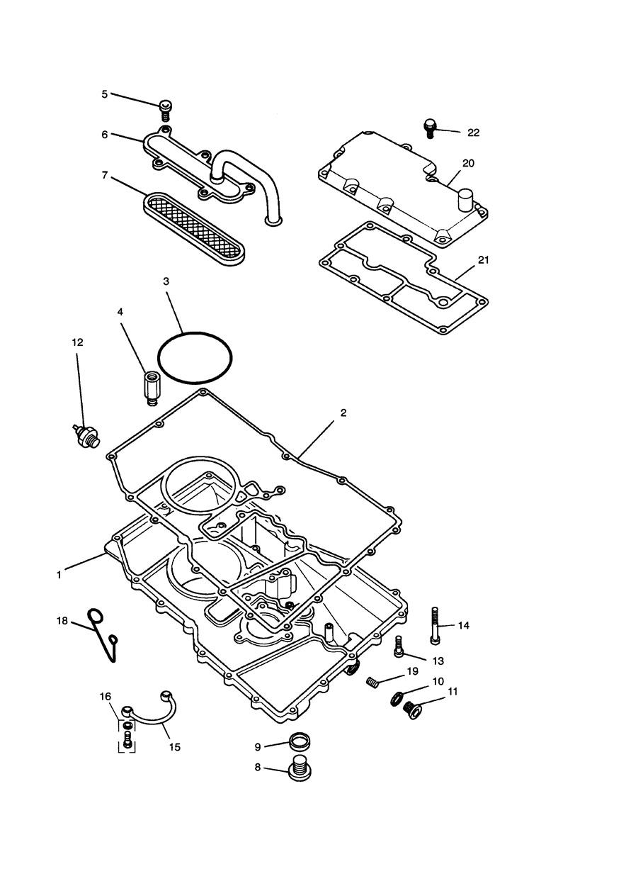 Sump exploded diagram