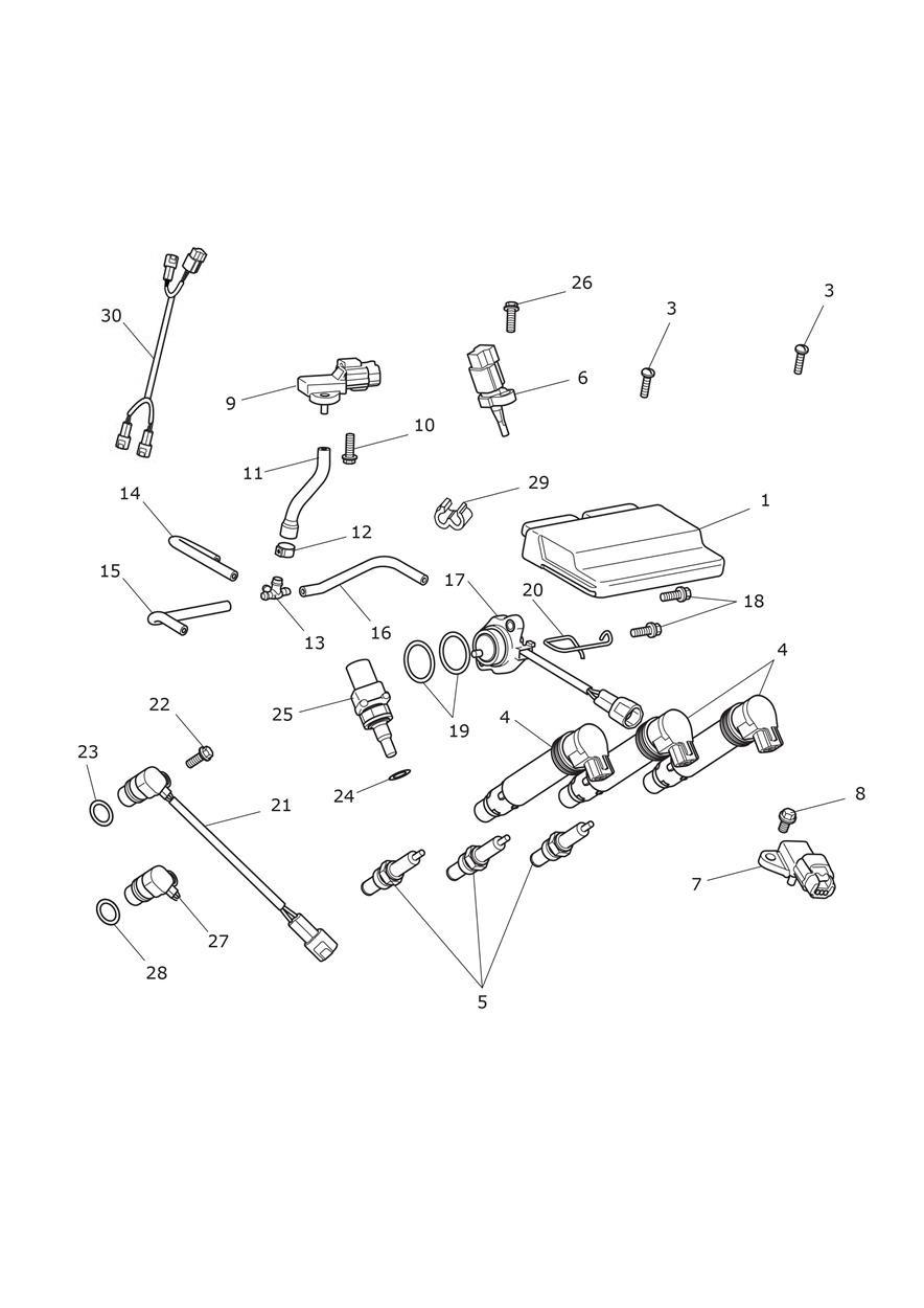 Engine Management System exploded diagram