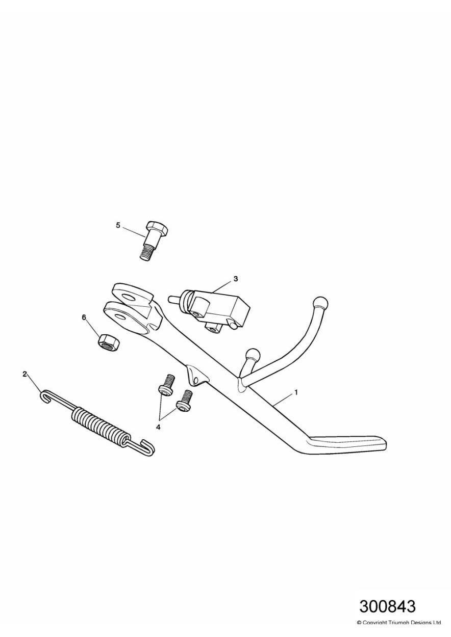 Side Stand exploded diagram