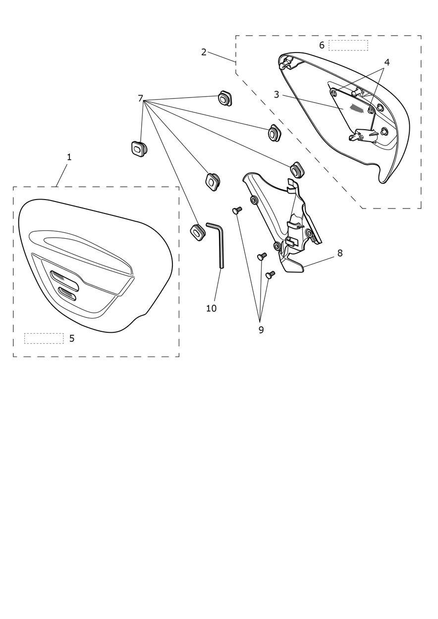 Side Panels exploded diagram