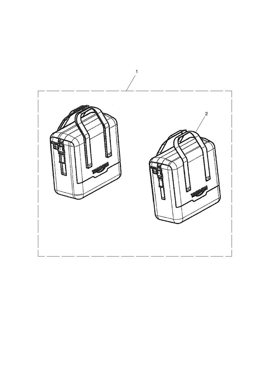 Inner Bag, Pair, 32L (Aluminium Luggage) exploded diagram