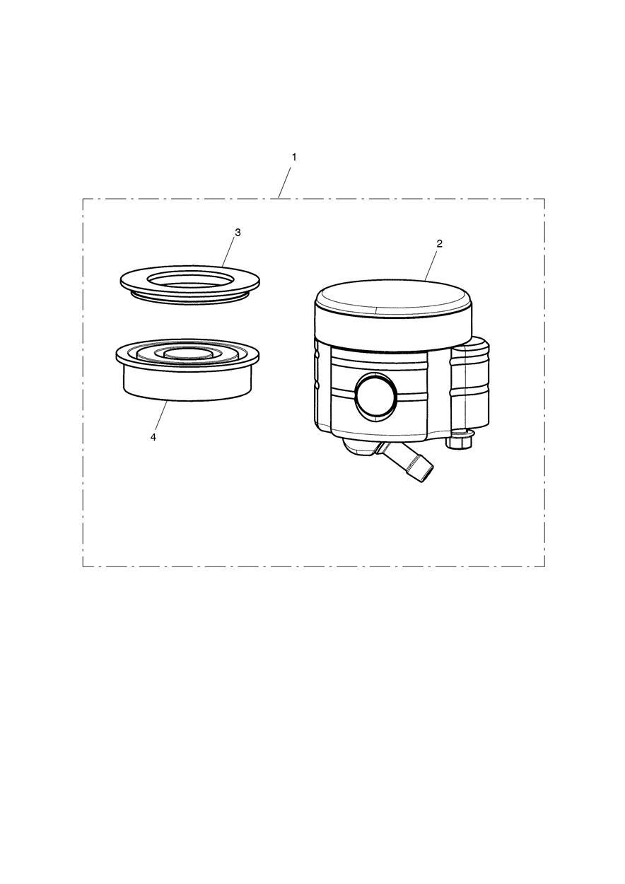 Front Reservoir Kit exploded diagram