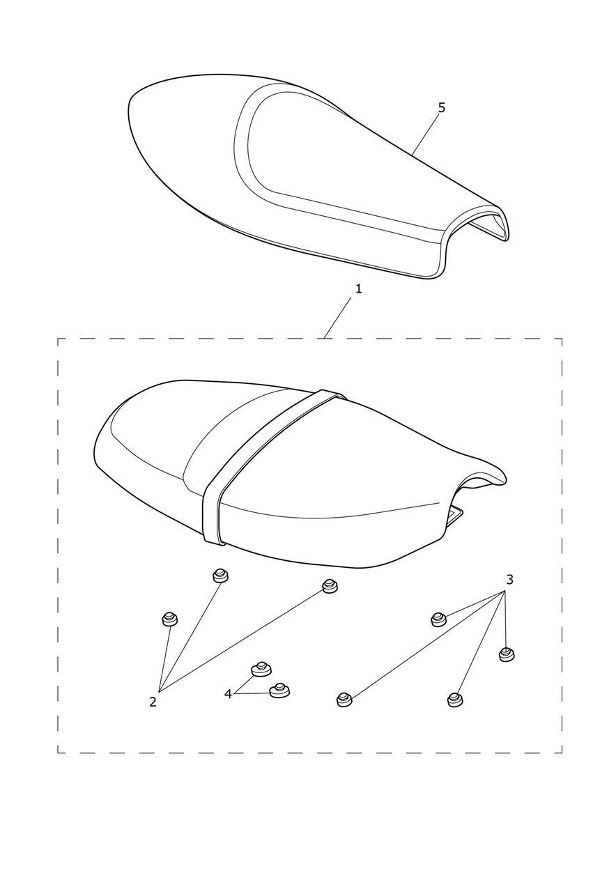 Seat exploded diagram