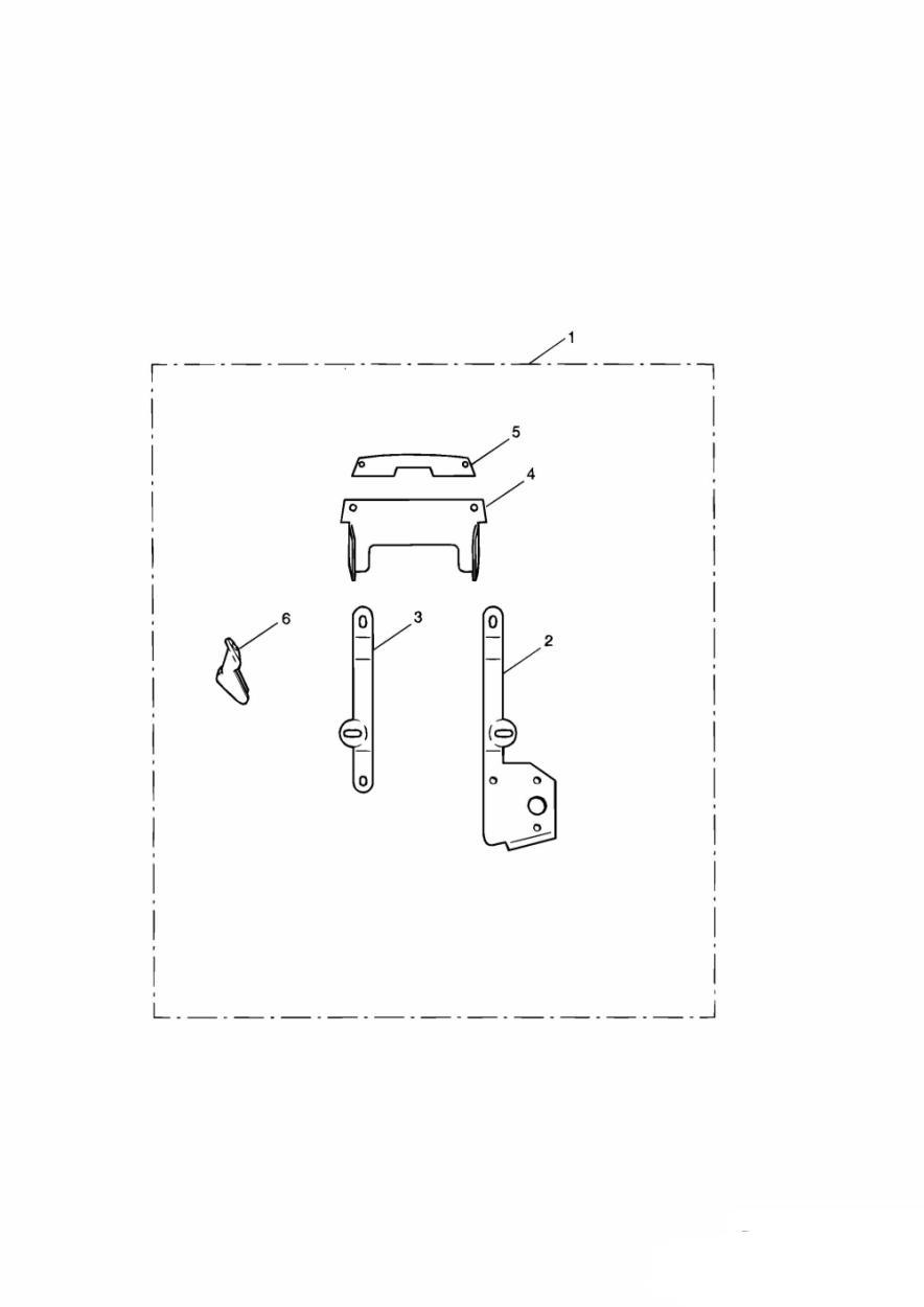 Pannier Bracket Kit exploded diagram