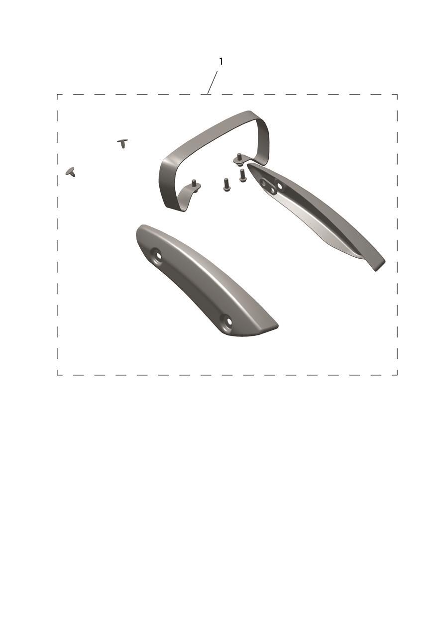 Fender Rail Removal Kit exploded diagram