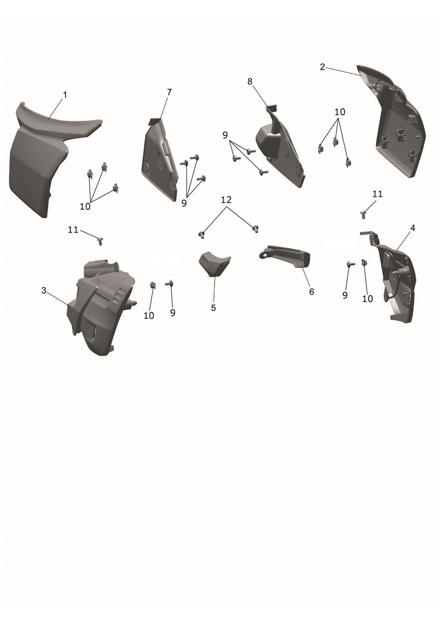 Side Panels exploded diagram