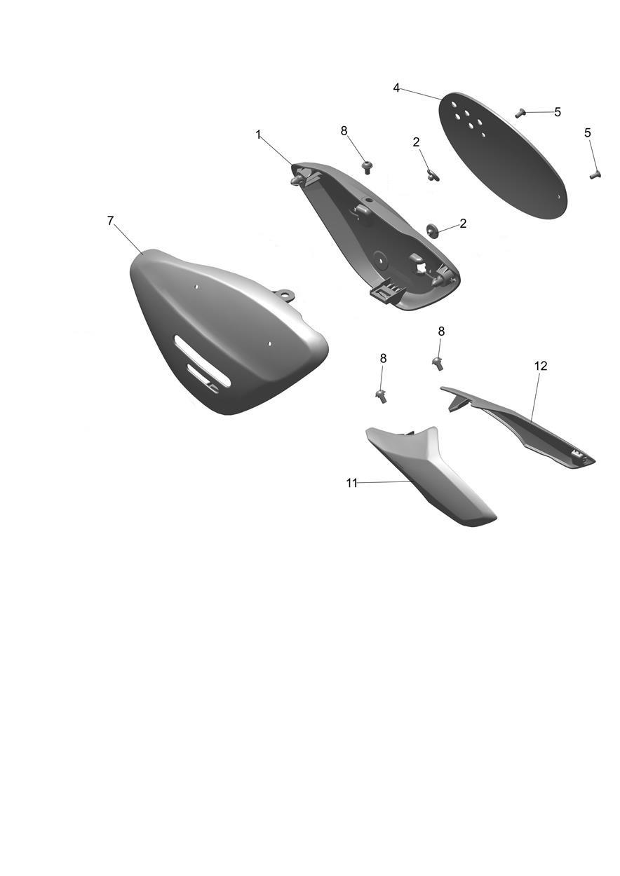 Side Panels exploded diagram