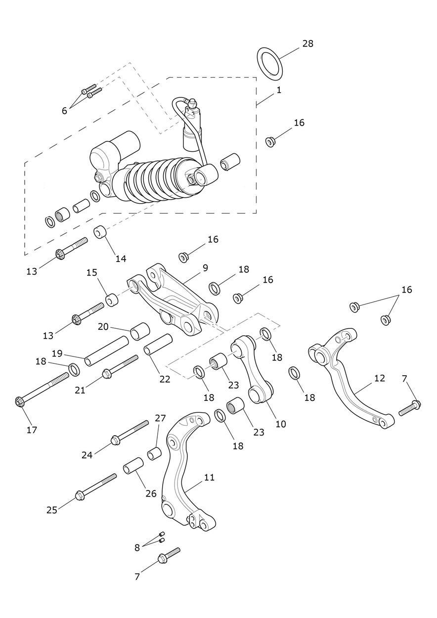 RSU & Linkage exploded diagram