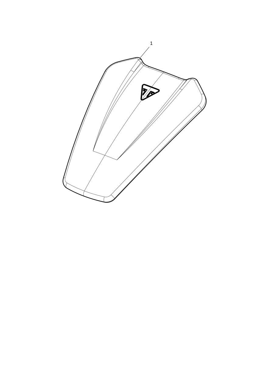 Tank Pad, Rubber exploded diagram