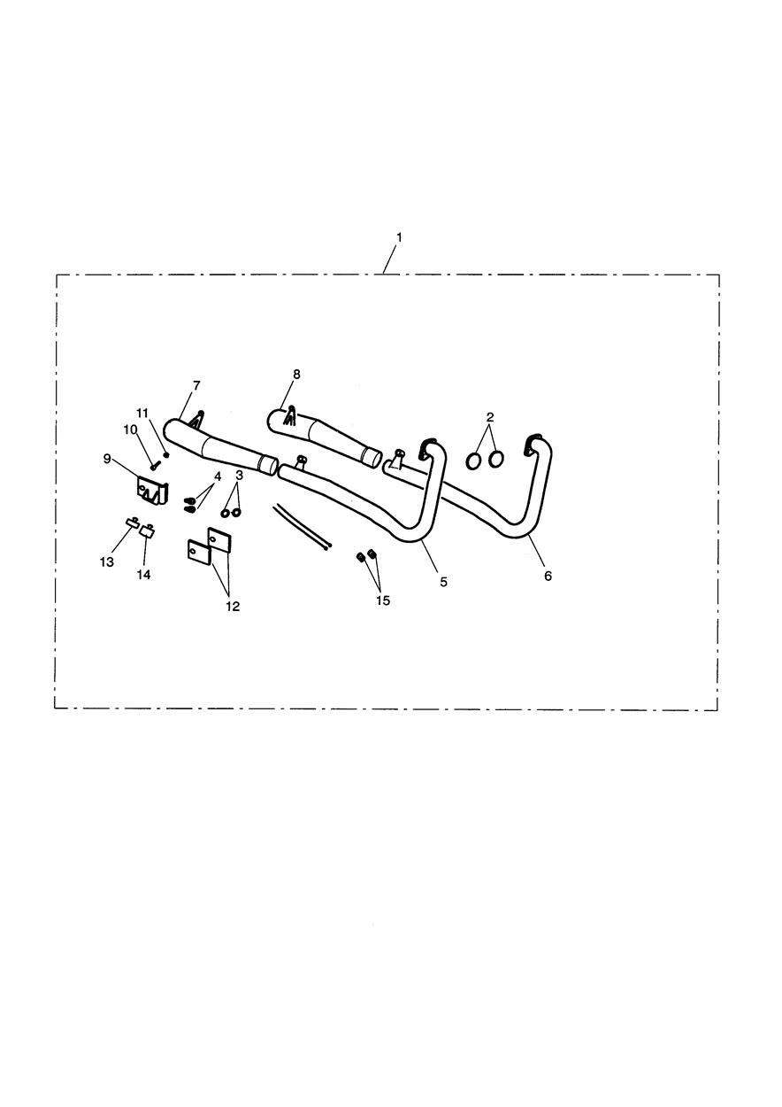 Exhaust System Assy, Arrow 2:2 exploded diagram